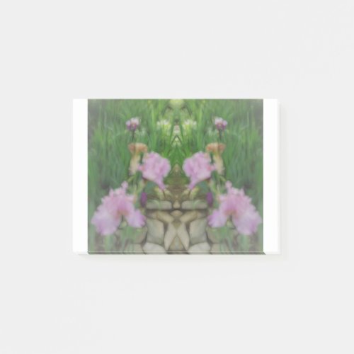 Surreal Fantasy Iris Floral Path Post_it Notes