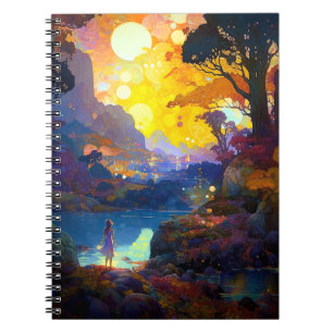 Surreal Fantasy Landscape Art Notebook