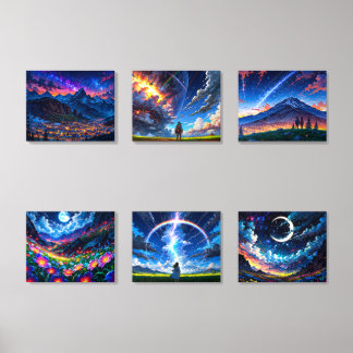 Surreal Fantasy Sky Art – Cosmic Dreams Collection Foam Core Photo Tile