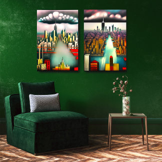 Surreal Fauvism Futurism Abstract Art - Pares #10B