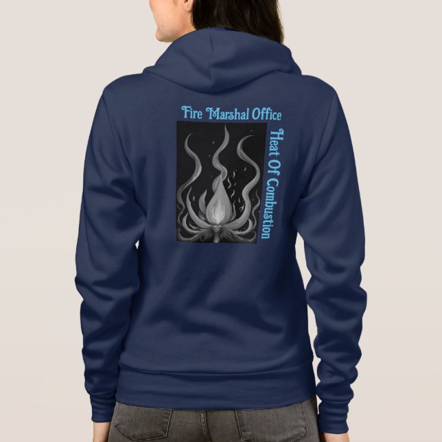 Surreal Flame Vector Art - 4K Render for - Hoodie (Back)