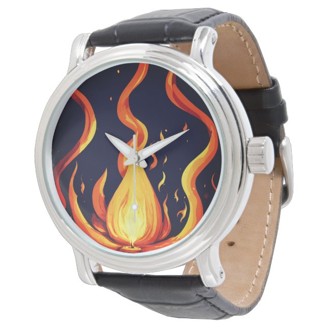 Surreal Flame Vector Art - 4K Render for - Watch (Angled)