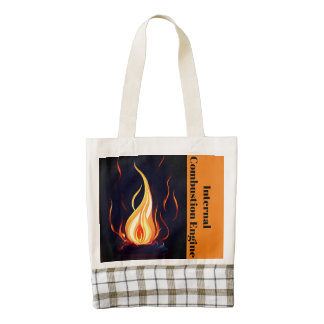 Surreal Flame Vector Art - 4K Render for - Zazzle HEART Tote Bag