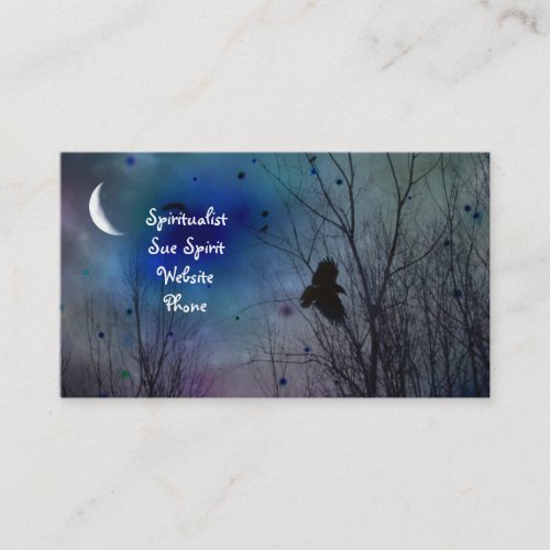 Surreal Flight Of Crow Business Card