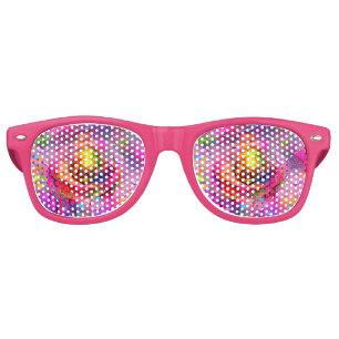 Surreal Floral Art Retro Sunglasses