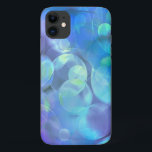 Surreal Fractal Abstract Design iPhone 11 Case<br><div class="desc">A cool ethereal energetic fractal. Lots of bouncing circles,  bubbles and swirlies in varying colors of icy cool blues,  soft mint greens and various hues of purple. This surreal abstract design,  made up of swirling mingling colors creates a soft glowing mix of color and motion.</div>