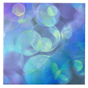 Surreal Fractal Abstract Design Ceramic Tile