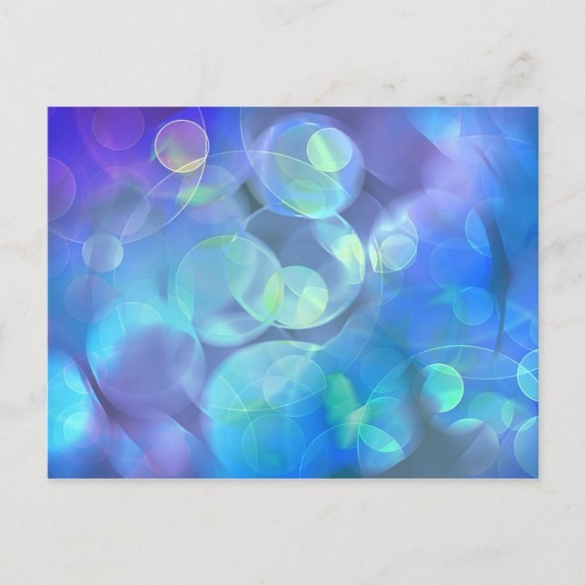 Surreal Fractal Abstract Design Postcard (Front)