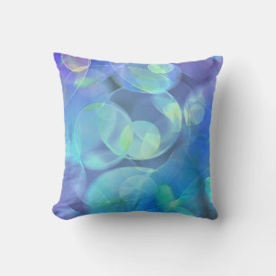 Surreal Fractal Abstract Design Throw Pillow