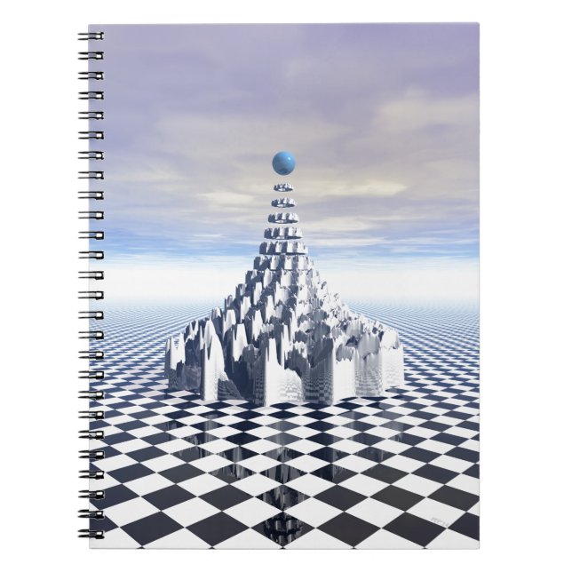 Surreal Fractal Tower Notebook (Front)