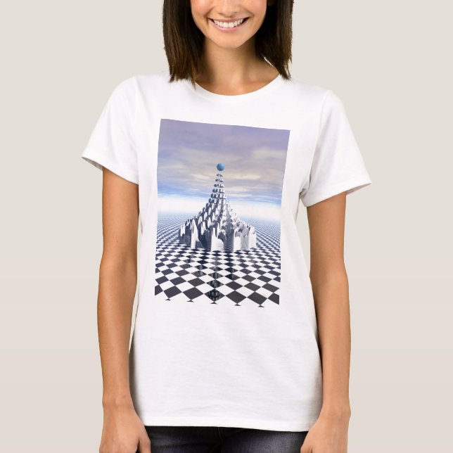 Surreal Fractal Tower T-Shirt (Front)