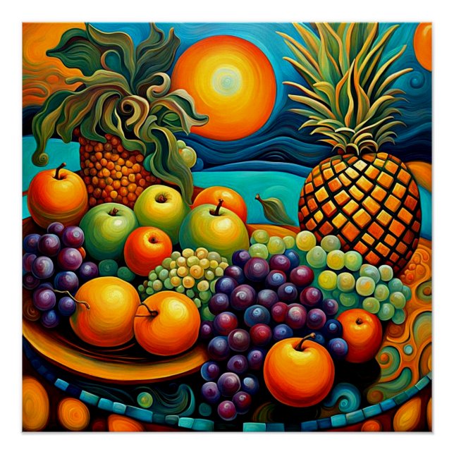 Surreal fruit 4 poster (Front)