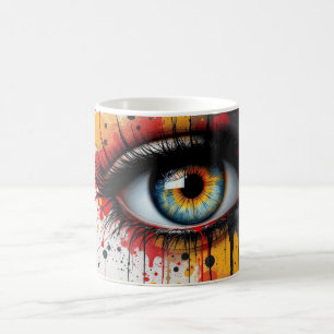 Surreal Gaze Splash Coffee Mug