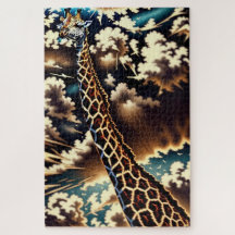 Surreal Giraffe – Artistic Animal Design