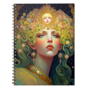 Surreal Goddess Fantasy Art Notebook