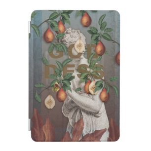 Surreal Goddess Venus Botanical Collage iPad Mini Cover