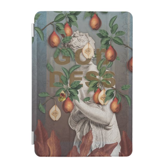 Surreal Goddess Venus Botanical Collage  iPad Mini Cover (Front)