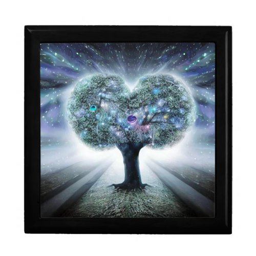Surreal Heart Tree Gift Box