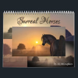 Surreal Horses 2.0 - customizable Calendar<br><div class="desc">All of my artwork is 100% original. I use a combination of drawing and/ or computer graphics and my own photography, when a background is needed. Please see my storefront for landscape photography, as well. Look at the bottom of the listing page for the option to transfer this image onto...</div>