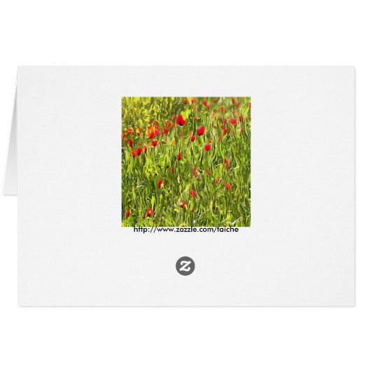 Surreal Hypnotic Poppies (Back Horizontal)