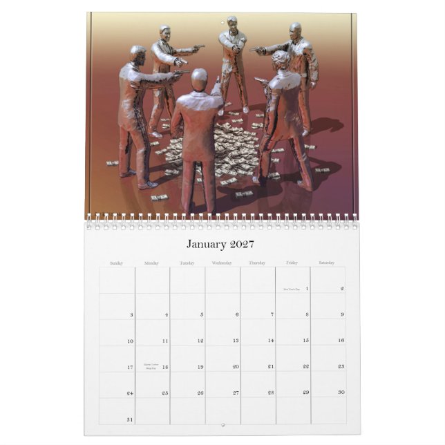 Surreal Images calendar (Jan 2027)