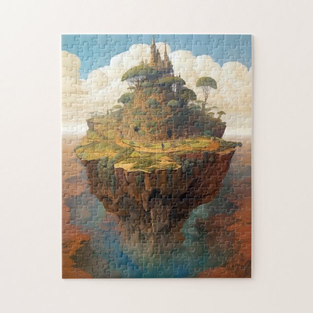 Surreal Island Landscape Fantasy Art Jigsaw Puzzle (Vertical)