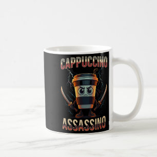 Surreal Italian Brainrot Cappuccino Ino Funny Meme Coffee Mug