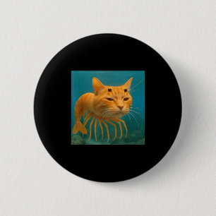 Surreal Italian Brainrot Meme Trippi Troppi Funny  Button