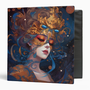 Surreal Lady Fantasy Art 3 Ring Binder