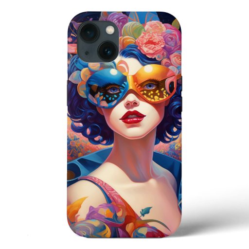 Surreal Lady Fantasy Art iPhone 13 Case