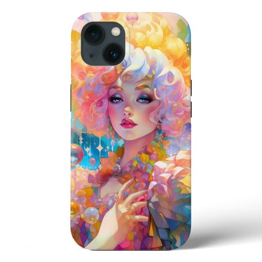 Surreal Lady Fantasy Art iPhone 13 Case