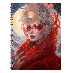 Surreal Lady Fantasy Art Notebook