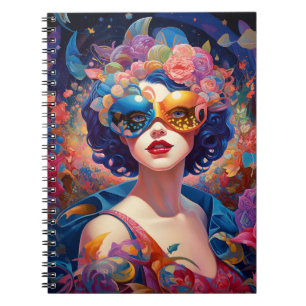 Surreal Lady Fantasy Art Notebook