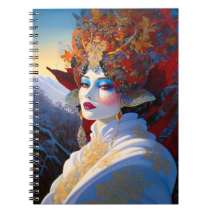 Surreal Lady Fantasy Art Notebook
