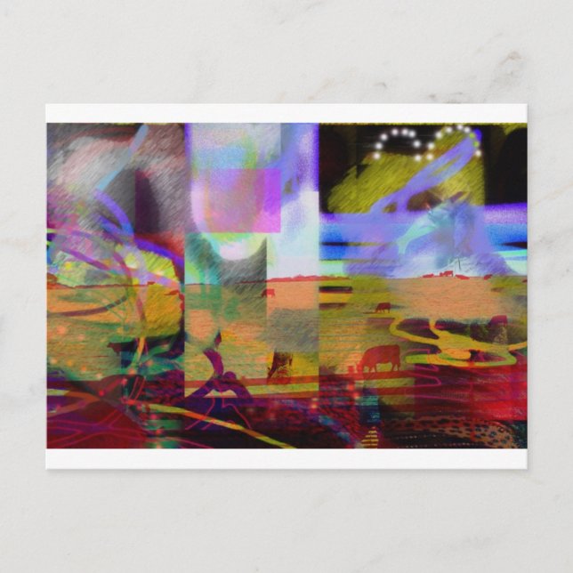 Surreal Landscape # 1 Postcard (Front)