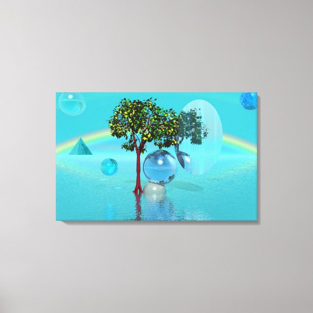Surreal Landscape Canvas Print (Front)