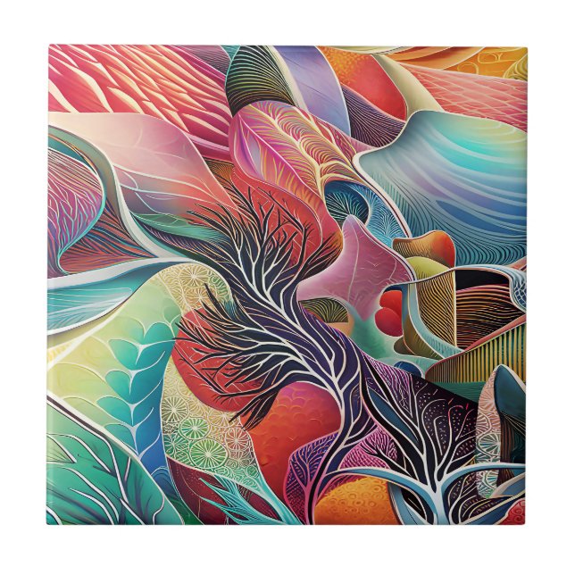 Surreal Landscape  Tile (Front)