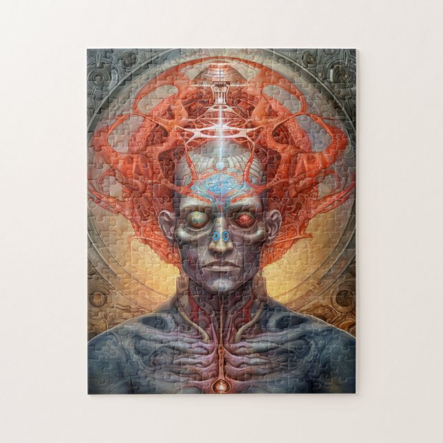 Surreal Man Visionary Art Jigsaw Puzzle (Vertical)