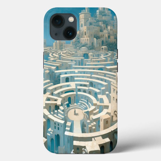 Surreal Maze City Case-Mate iPhone Case (Back)