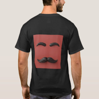 Surreal Minimalist Mustache Tee - Modern Art Graph