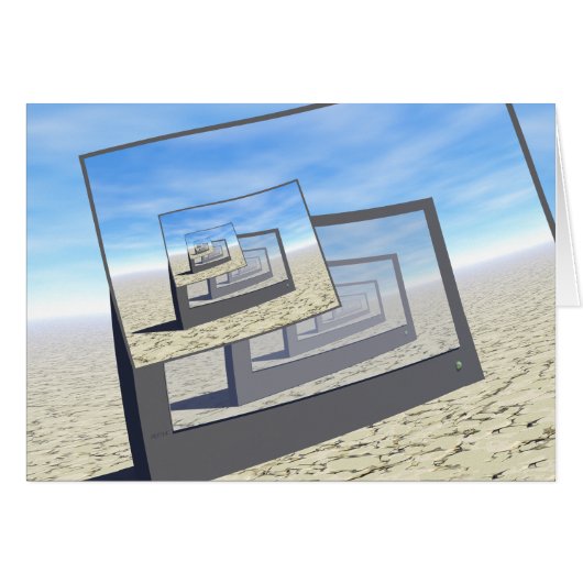 Surreal Monitors Infinite Loop Cards (Front Horizontal)