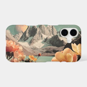 Surreal Mountain Landscape With Blooming Flowers iPhone 17 Case