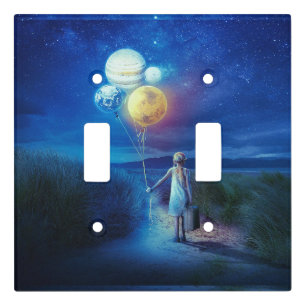 Surreal Moving to Her Future Light Switch Cover