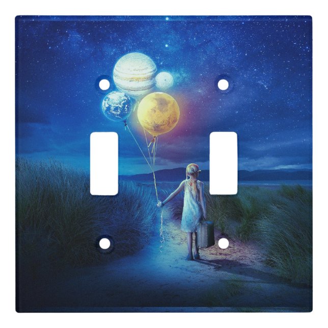 Surreal Moving to Her Future  Light Switch Cover (Front)