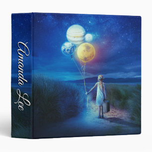 Surreal Moving to Her Future Personal 3 Ring Binder