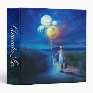 Surreal Moving to Her Future Personal 3 Ring Binder