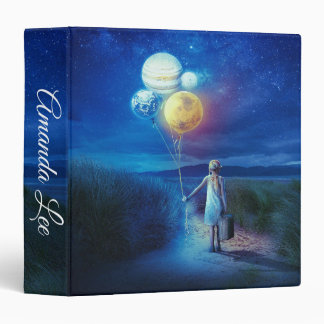 Surreal Moving to Her Future Personal 3 Ring Binder
