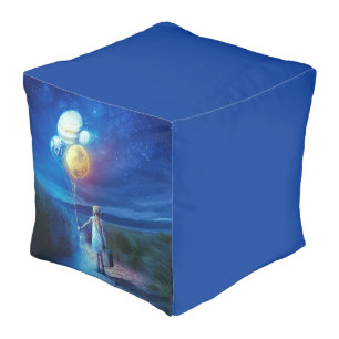 Surreal Moving to Her Future  Pouf