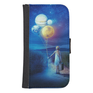 Surreal Moving to Her Future Galaxy S4 Wallet Case
