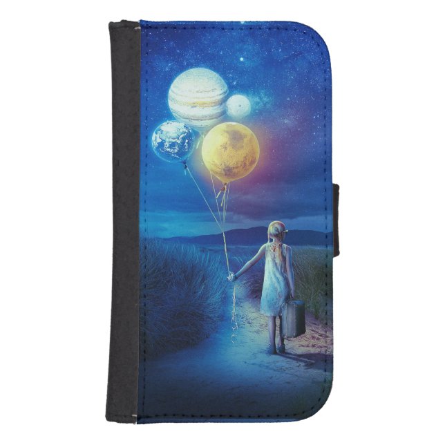 Surreal Moving to Her Future  Samsung Galaxy Wallet Case (Front)